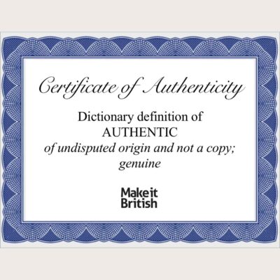 make it British campaign authentic